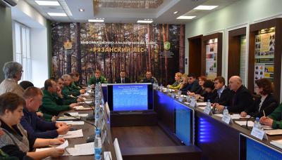 В ИАЦ «Рязанский лес» подвели итоги прошедшего пожароопасного сезона